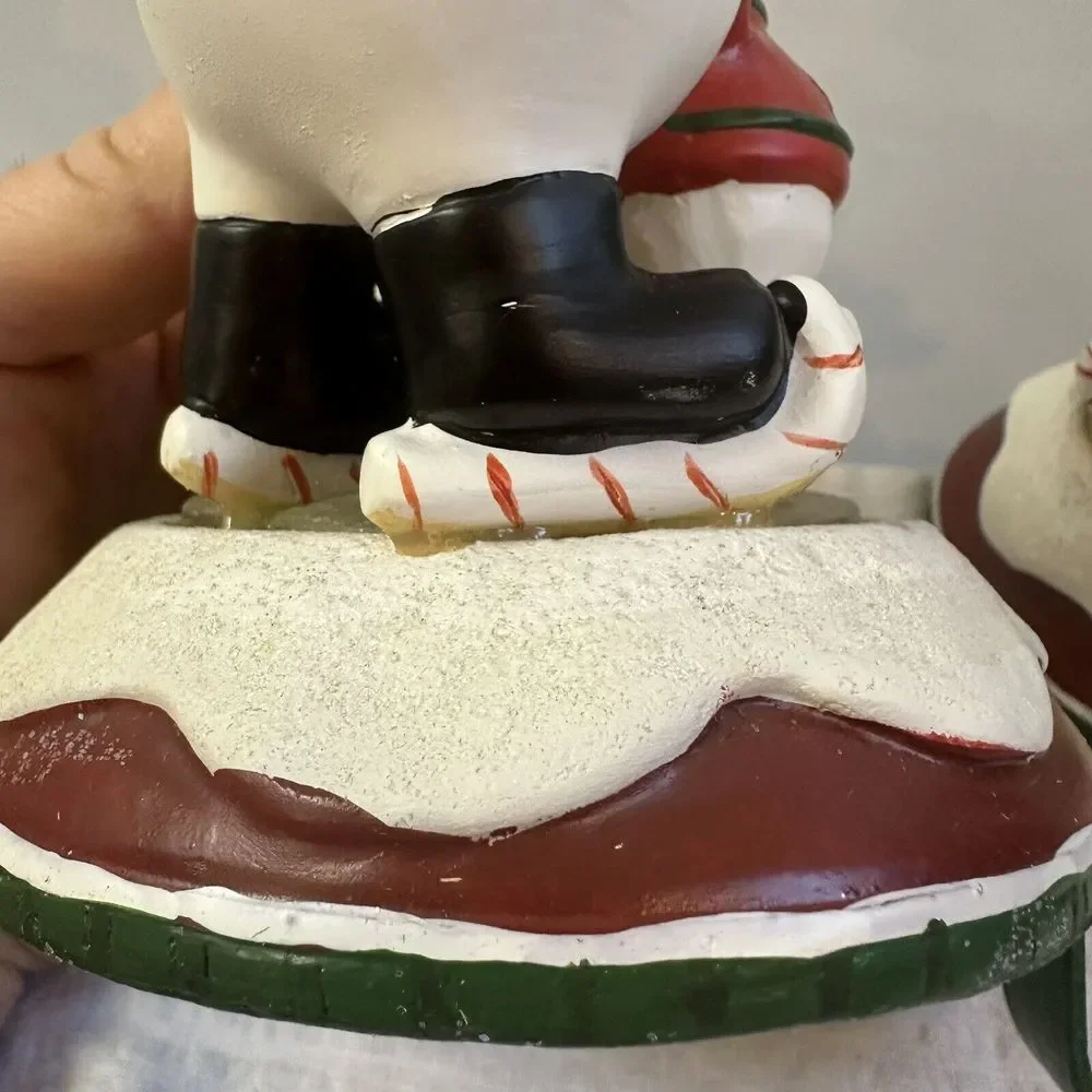 Lot Of 2 Snow Days By Jessica Flick Snowman Stocking Holder Hangers Matching Set